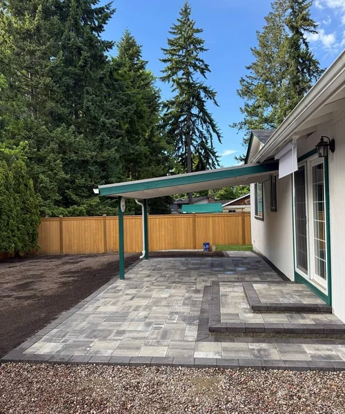 New Patio and Lawn in Edmonds 
